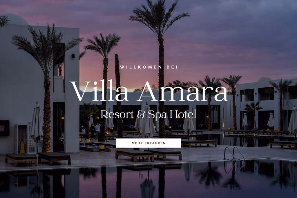 Webdesign für ein Resort und Spa
